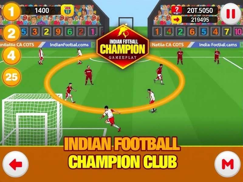 Indian Football Champion Gameplay Screenshot Indian Football Champion Gameplay